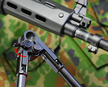 バイポッド取り外す