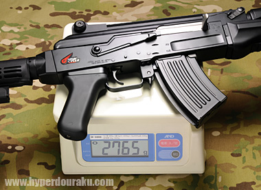 実測重量は2,765g