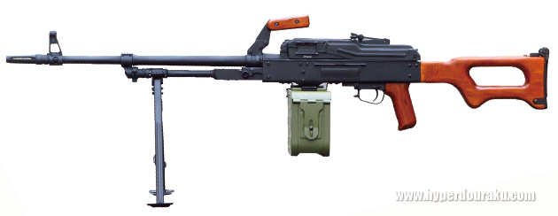 A&Kの電動ガン PKM 左