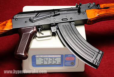 実測重量は3435g