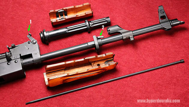 ハンドガードの分解