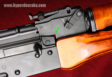 レシーバーの隙間