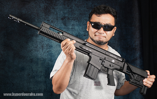 長いライフルが大好物