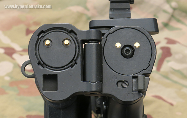 ストックパイプには電極