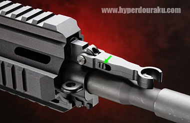 可倒式フロントサイトが