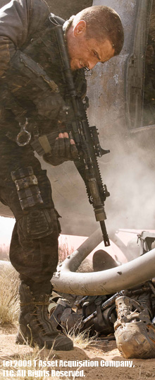 ジョン・コナーがターミネーターを撃つ