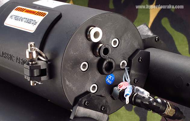 ガスチューブのコネクタ