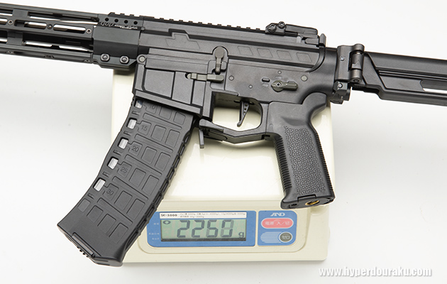 実測重量は2,255g