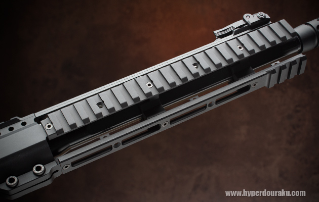 ピカティニーレイルをサイドに装着