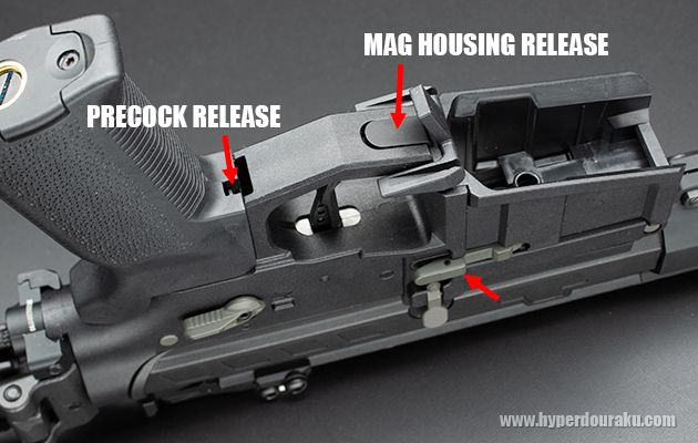 プリコックのピストンリリース