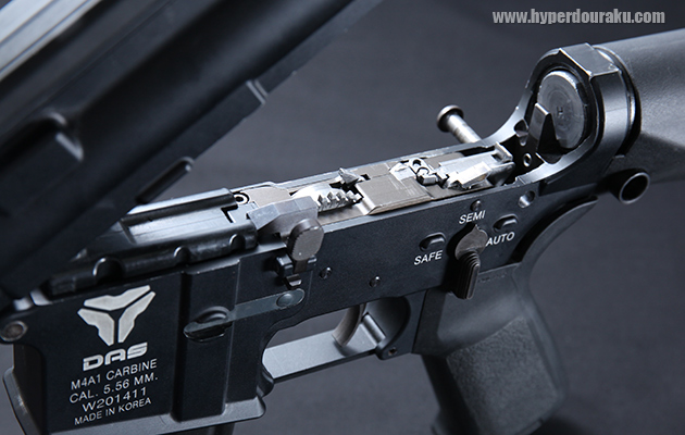 ロアレシーバーにギアユニットが内蔵