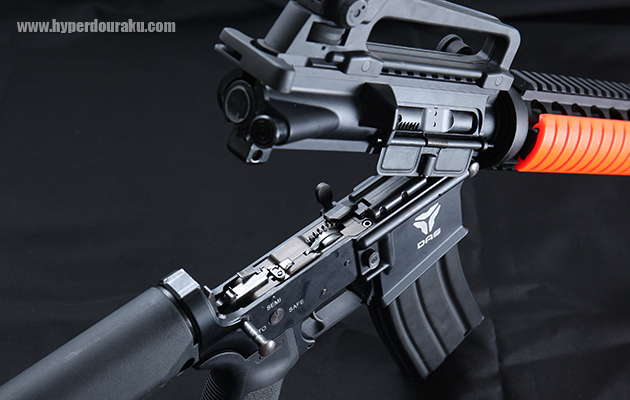 レシーバーをテイクダウン