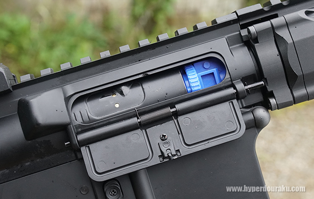 可変ホップアップの調節ダイヤル