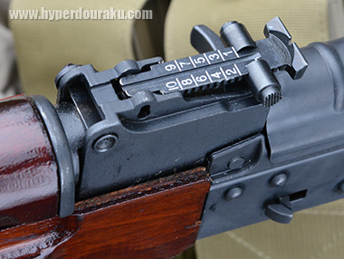 タンジェント式のリアサイト