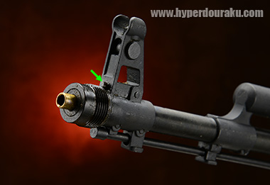 マズルブレーキを取り外す