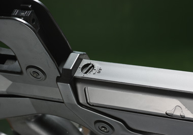 可変ホップアップの調節ダイアル