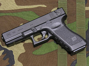 丸いレバーでセミ/フルオートを切り替え