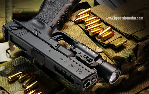 スライドは艶消しの塗装