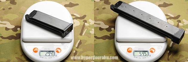 マガジンの重量