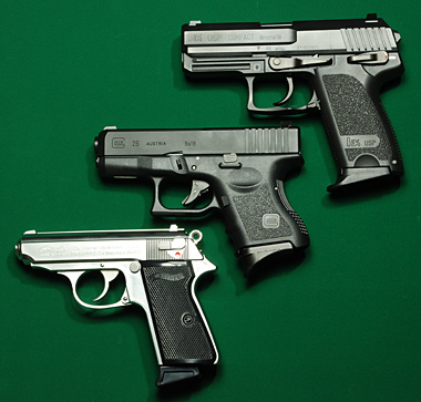 各社コンパクトキャリーピストルの比較