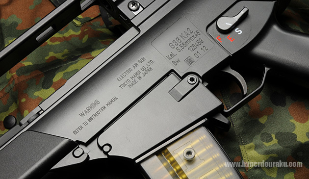 G36K レシーバー左側面