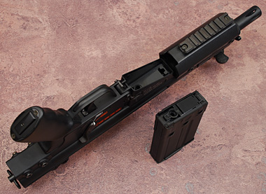 装弾数500発のゼンマイ給弾式多弾数マガジン