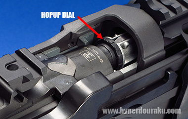 ホップアップ調節ダイヤル