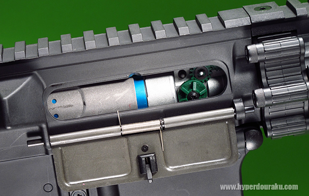 可変ホップアップの調節ダイヤル