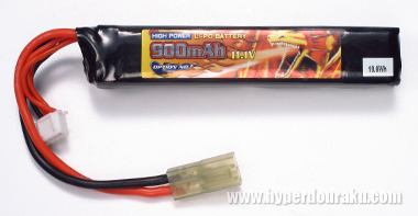 バッテリーは11.1Vのリポ