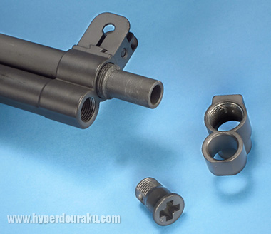 マズル先端のブロックが外せます