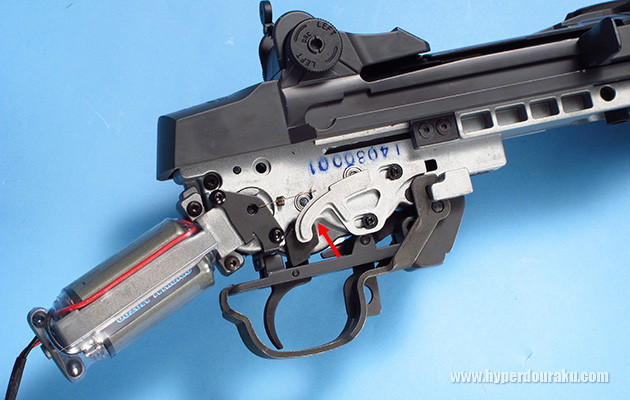 トリガーブロックと結合