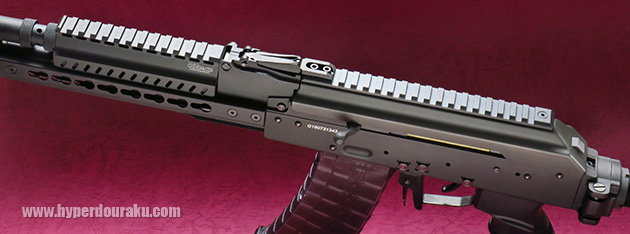 上面はほぼ一体のレール