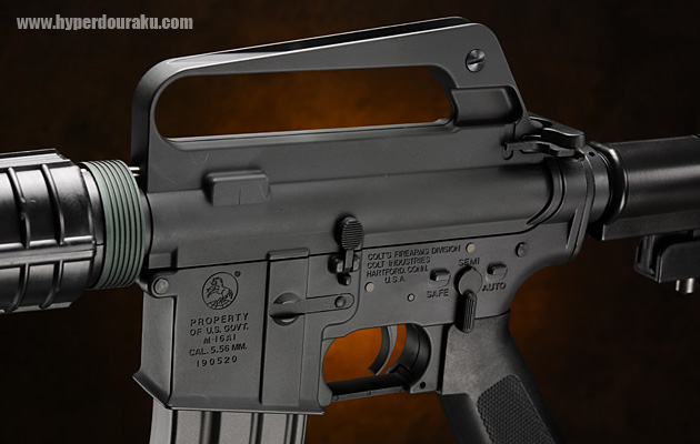 レシーバーはアルミダイキャスト製