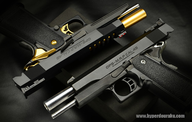 ハイキャパ5.1と撃ち比べ