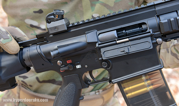 可変ホップアップの調節ダイヤル