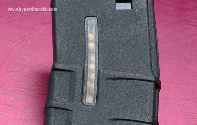 BB弾の残弾を目で確認できる