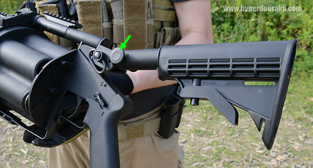 ストックの角度を変更