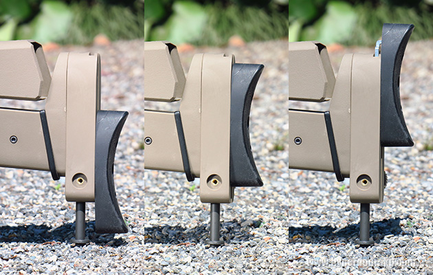 バットプレートの高さ調整