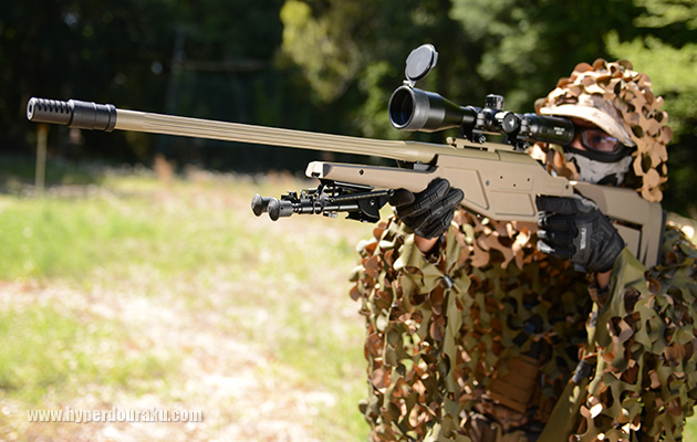 距離50mではかなり落ち気味の弾道