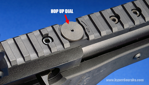 ホップアップ調節ダイヤル