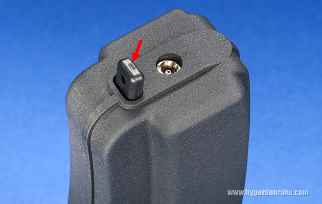 インジケーターが露出