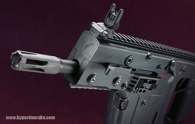 スラントカットされたレシーバー先端