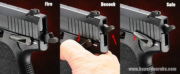 コントロールレバー デコック機能