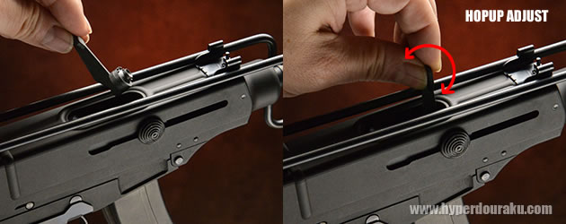 ホップアップの調整