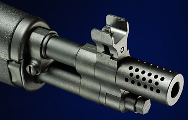 短縮された16インチバレル