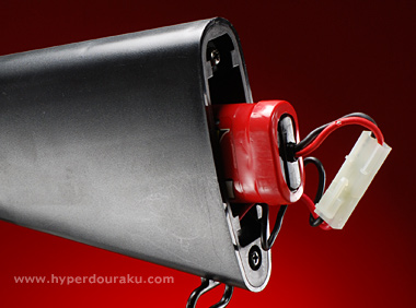 ラージバッテリーを収納