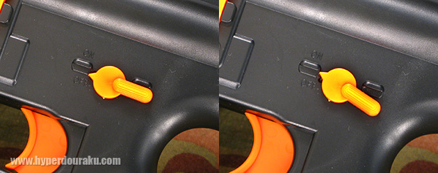 セレクターがスイッチ