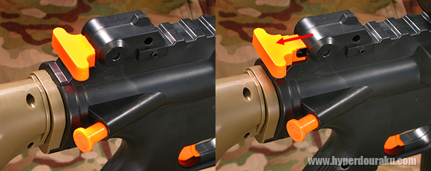 チャージングハンドル