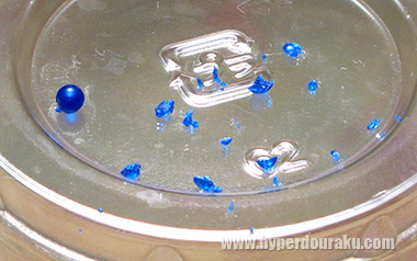 72時間放置した状態