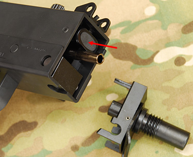 フロントキャップを取り外し